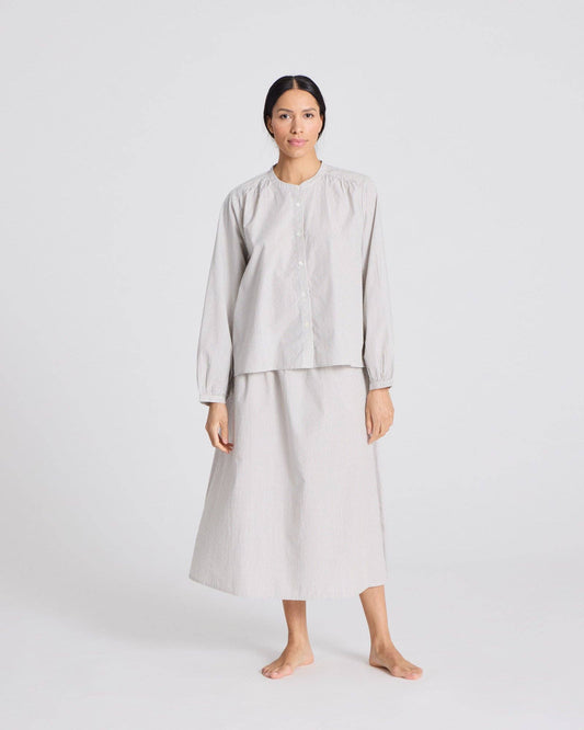 Camicia Vilda a Righe in Cotone Biologico