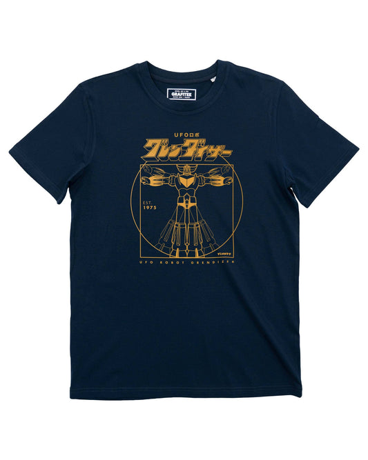 T-shirt Grendizer Vitru in cotone biologico con stampa mecha