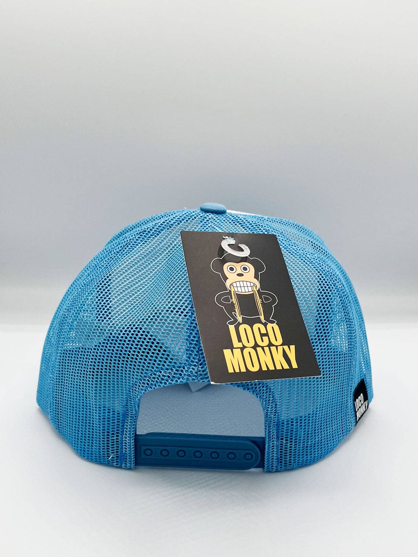 Cappellino trucker Loco Monky “No Rules” con visiera piatta