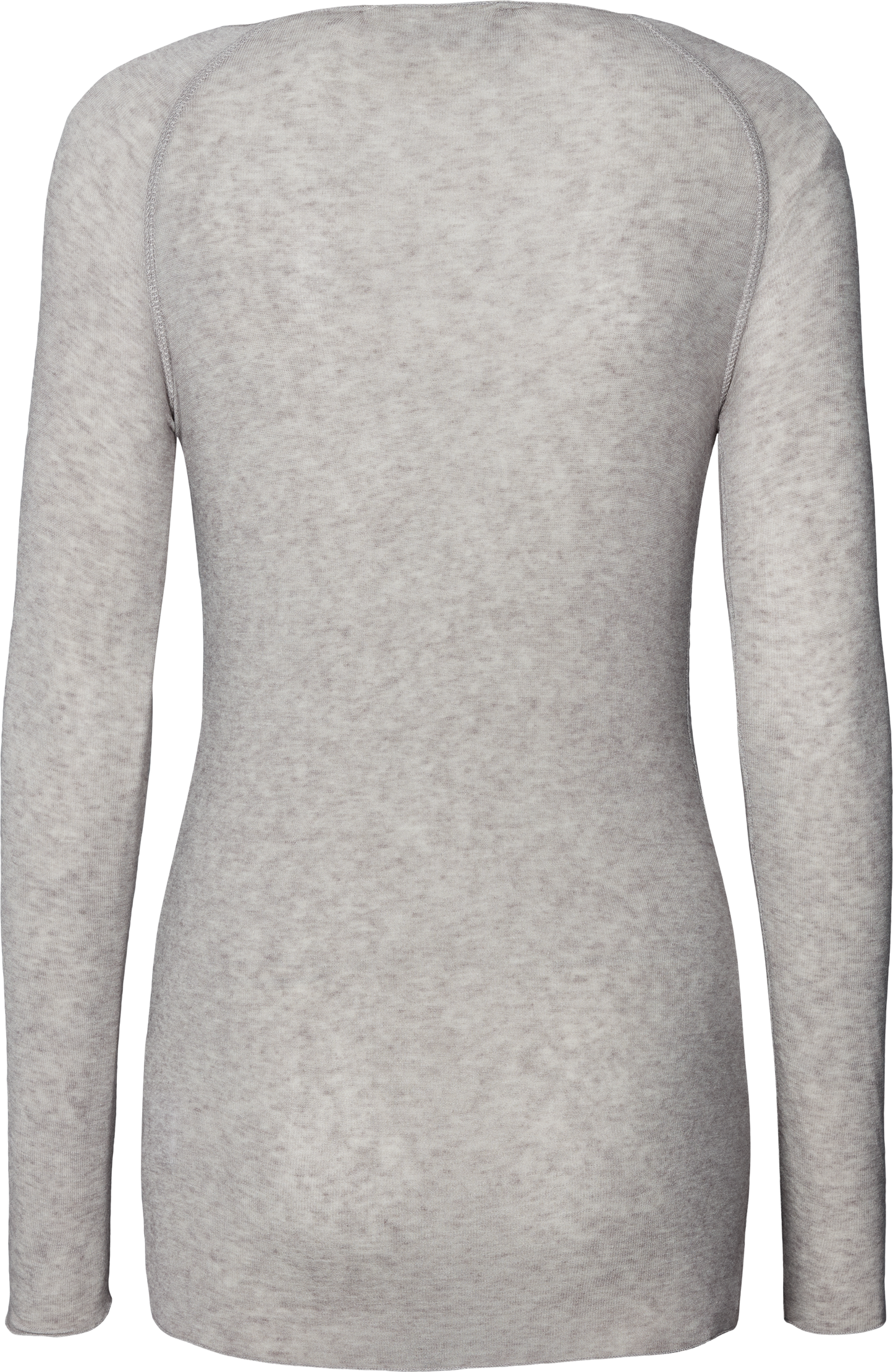 Maglia Amalie in lana grigio chiaro mélange