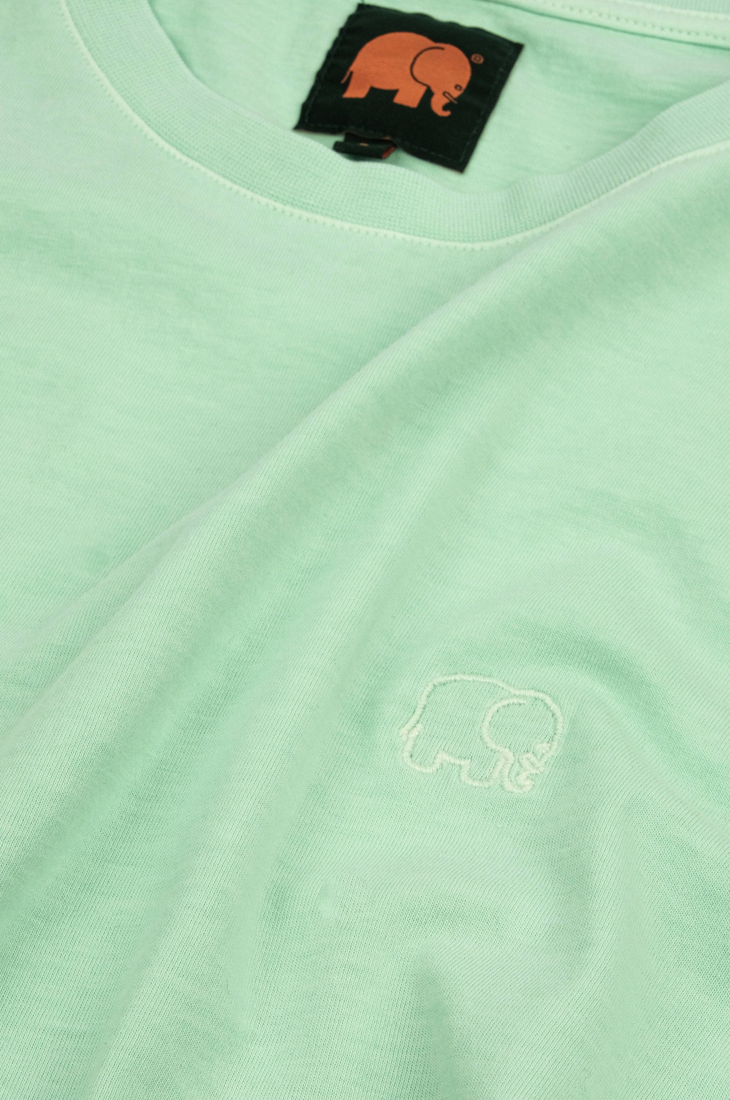 T-shirt Essential pigment dyed acquamarina polverosa