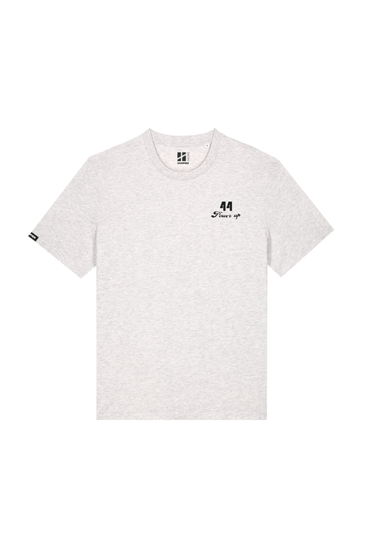 T-shirt Power Up in cotone biologico con stampa moto