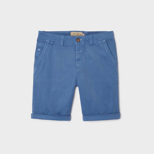 Bermuda in cotone biologico azzurro chiaro