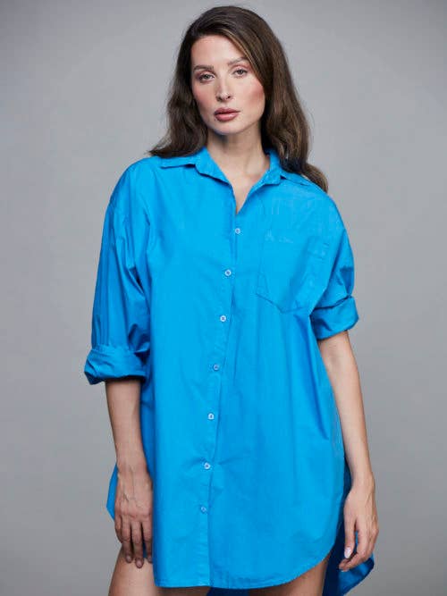 Camicia oversize in cotone