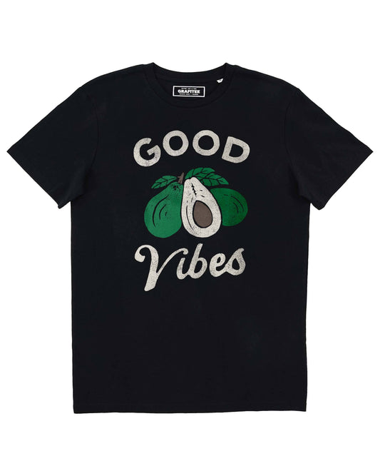 T-shirt unisex Good Vibes con stampa avocado