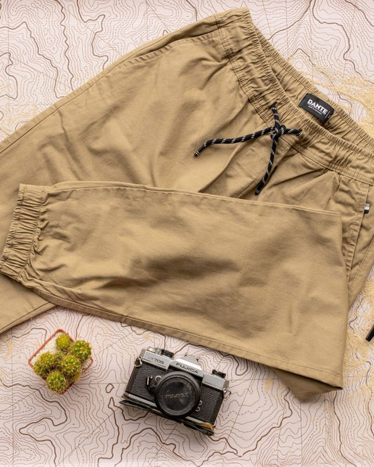 Jogger moderno beige elasticizzato