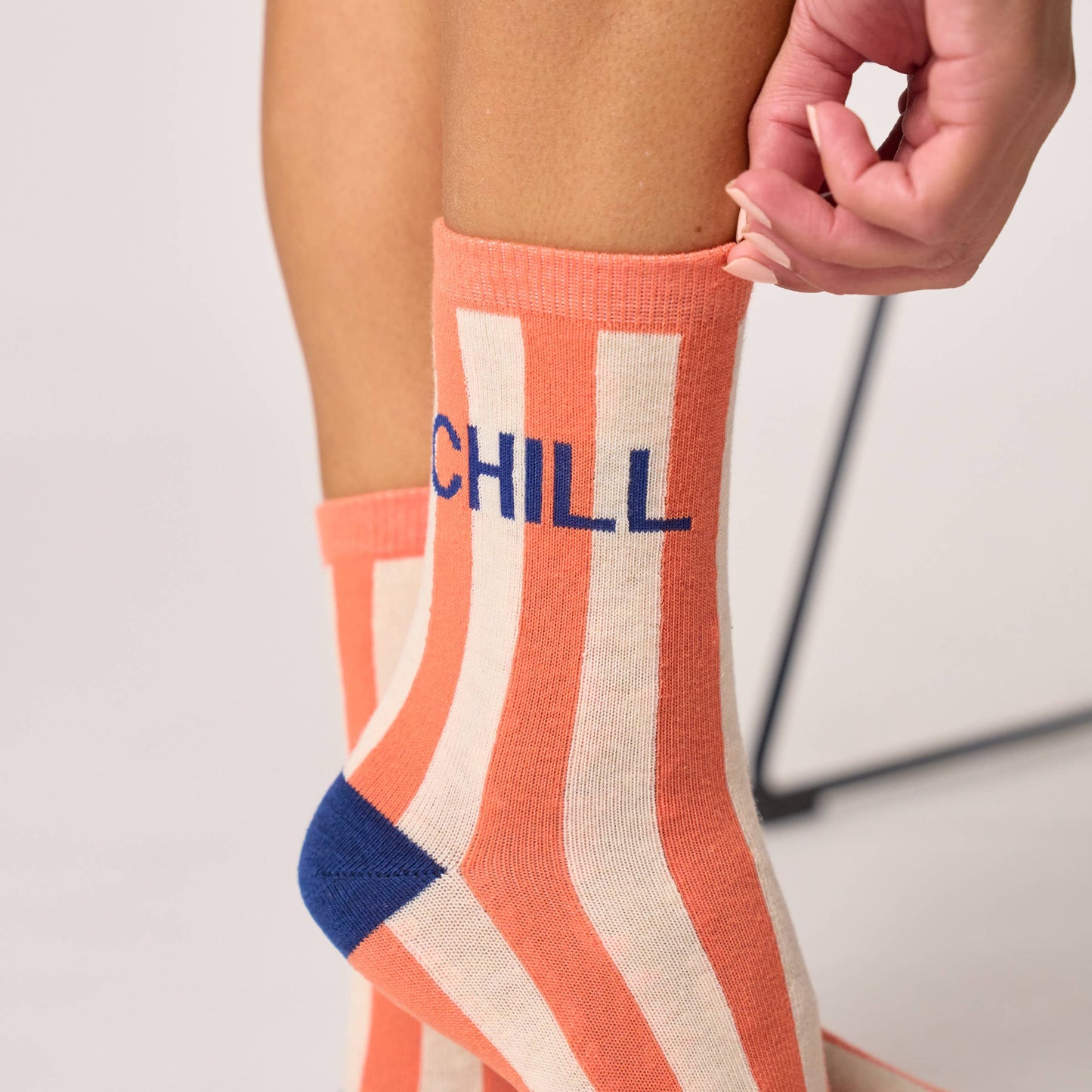 Calzini a righe in cotone pettinato Chill