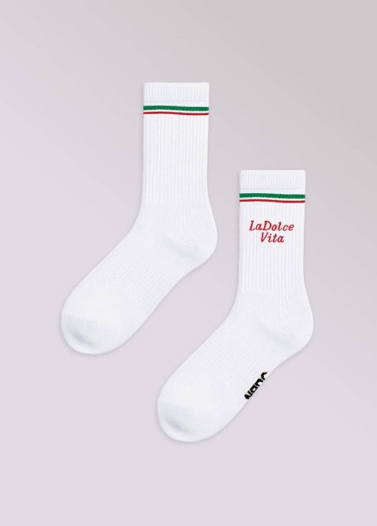 Calzini “La Dolce Vita” in cotone biologico