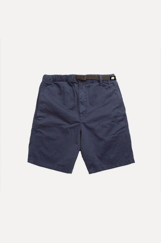 Pantaloncini da arrampicata in cotone ecologico blu navy