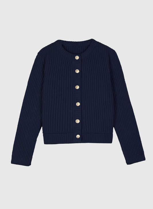 Cardigan Lanzan blu marino