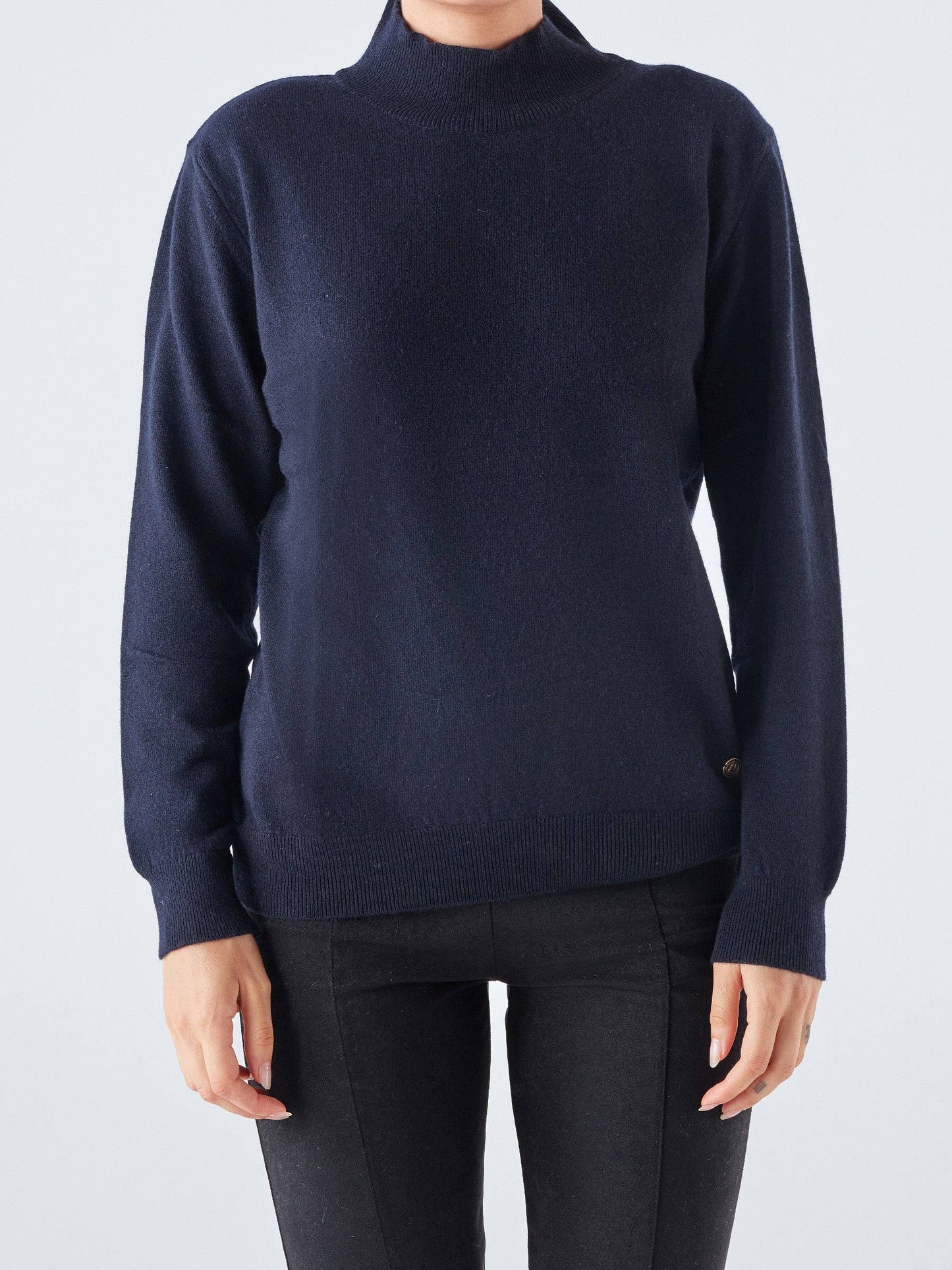 Maglione in maglia a collo alto Half-Gull