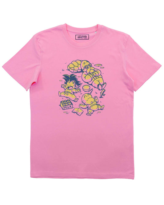 T-shirt manga Kame Sennin Training in cotone biologico