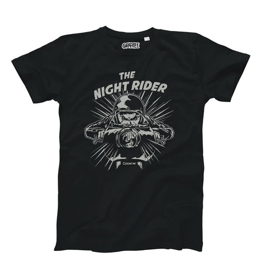 T-shirt Night Rider in cotone biologico