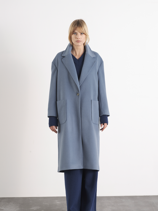 Cappotto lungo relaxed fit da donna