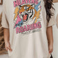 T-shirt oversize grafica “Heavens Are Roaring”