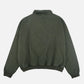 Felpa oversize super pesante con cappuccio verde Kombu