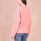 Maglione in misto lana con bottoni laterali