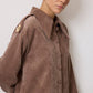 Camicia in velluto a coste con spalline