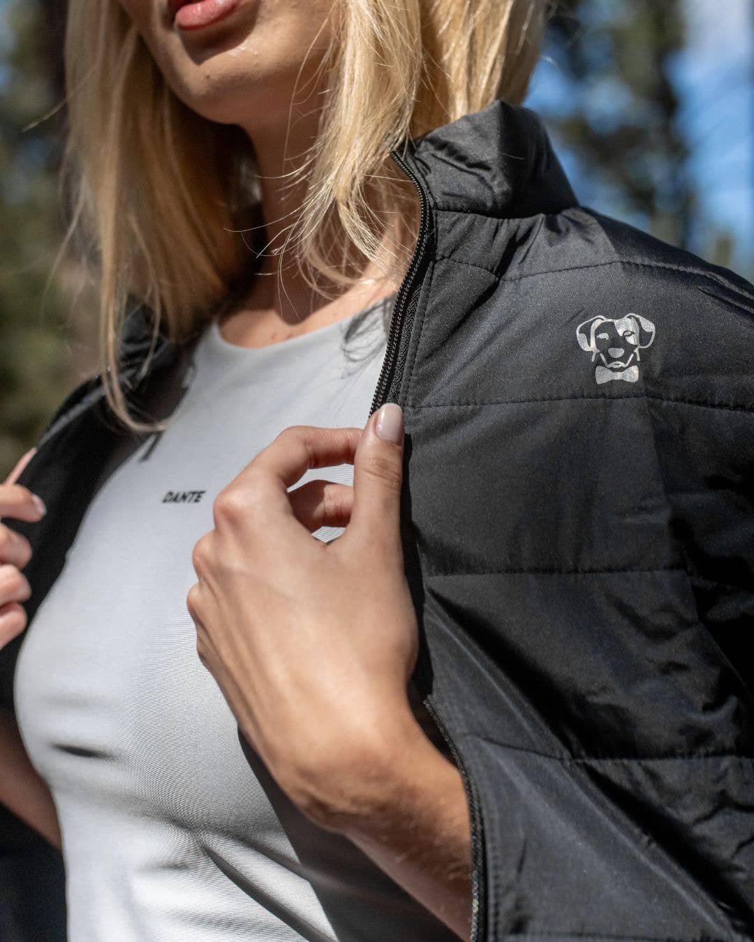 Top antimacchia grigio in lycra