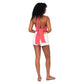 Top corto estivo senza maniche in cotone rosa