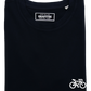 T-shirt nera I Love My Bike in cotone biologico