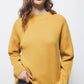 Maglione in maglia con girocollo a costine