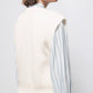 Gilet in maglia rasata girocollo