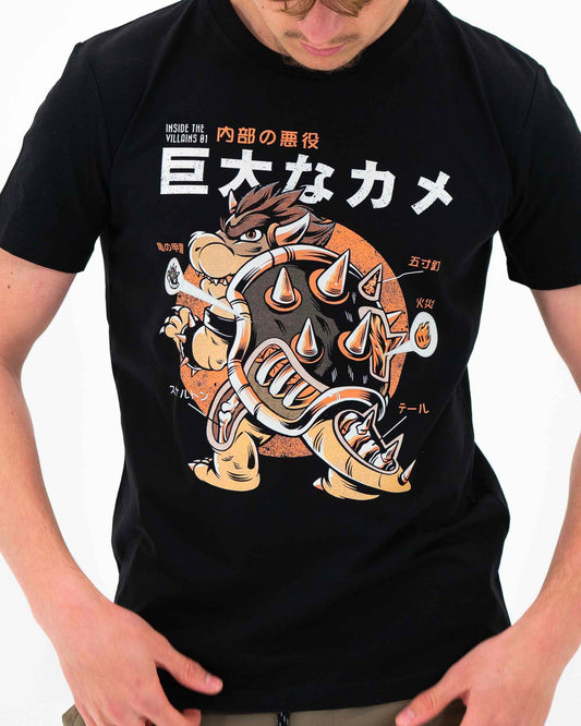 T-shirt Bowserzilla con grafica videogioco