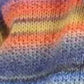 Canotta in maglia a righe da donna