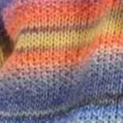 Canotta in maglia a righe da donna