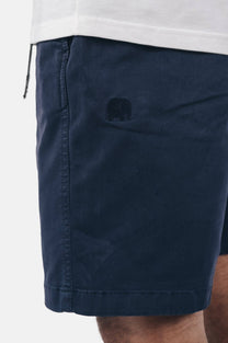 Pantaloncini da arrampicata in cotone ecologico blu navy