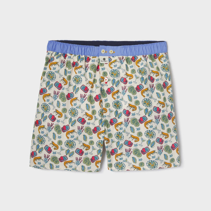Boxer in cotone biologico fantasia Dolce Vita