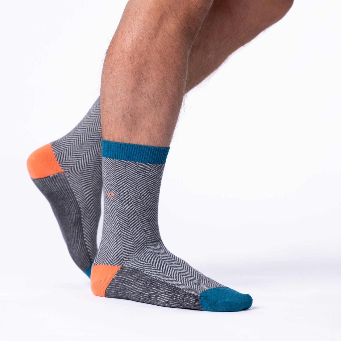 Calzini in cotone pettinato motivo chevron Mirage