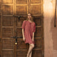 Vestito corto Oleonia rosa