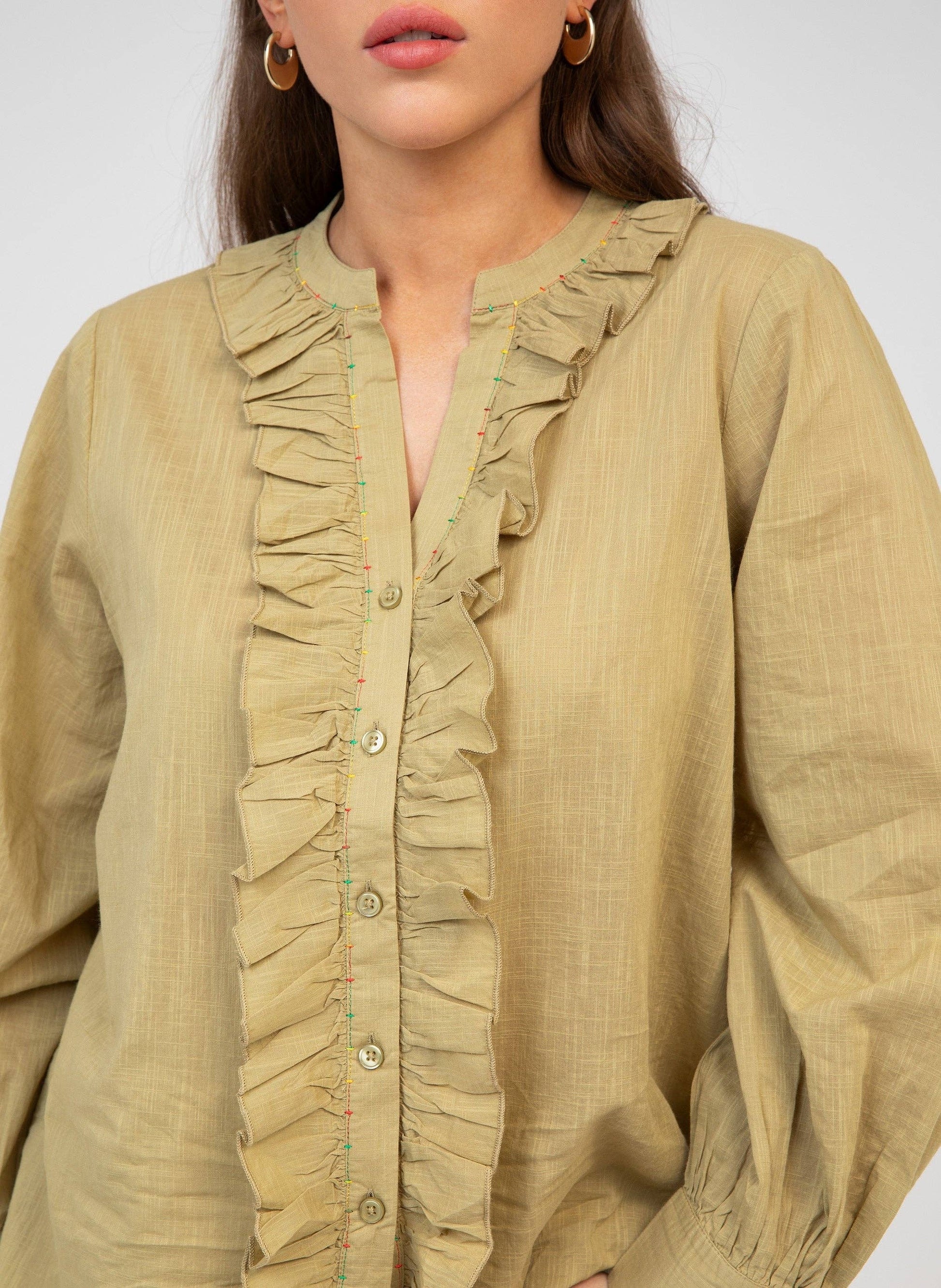 Camicia Stolia verde oliva