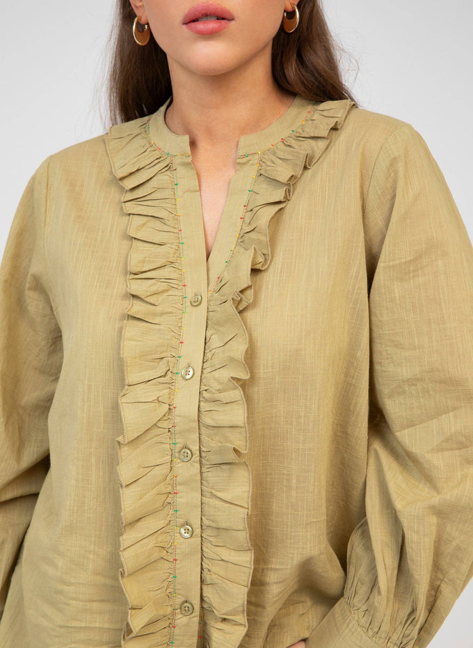 Camicia Stolia verde oliva