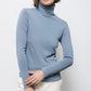 Maglione dolcevita in maglia rasata