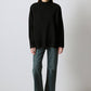Maglione basic a collo alto in maglia