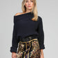 Maglione dolcevita Verena blu navy