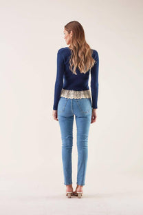 Jeans Regular Fit in Denim Chiaro