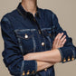 Abito chemisier in denim da donna