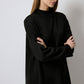 Maglione basic a collo alto in maglia