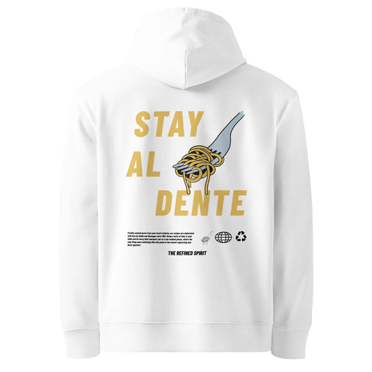 Felpa con cappuccio biologica Stay Al Dente