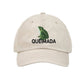 Cappellino baseball in cotone biologico con ricamo rana
