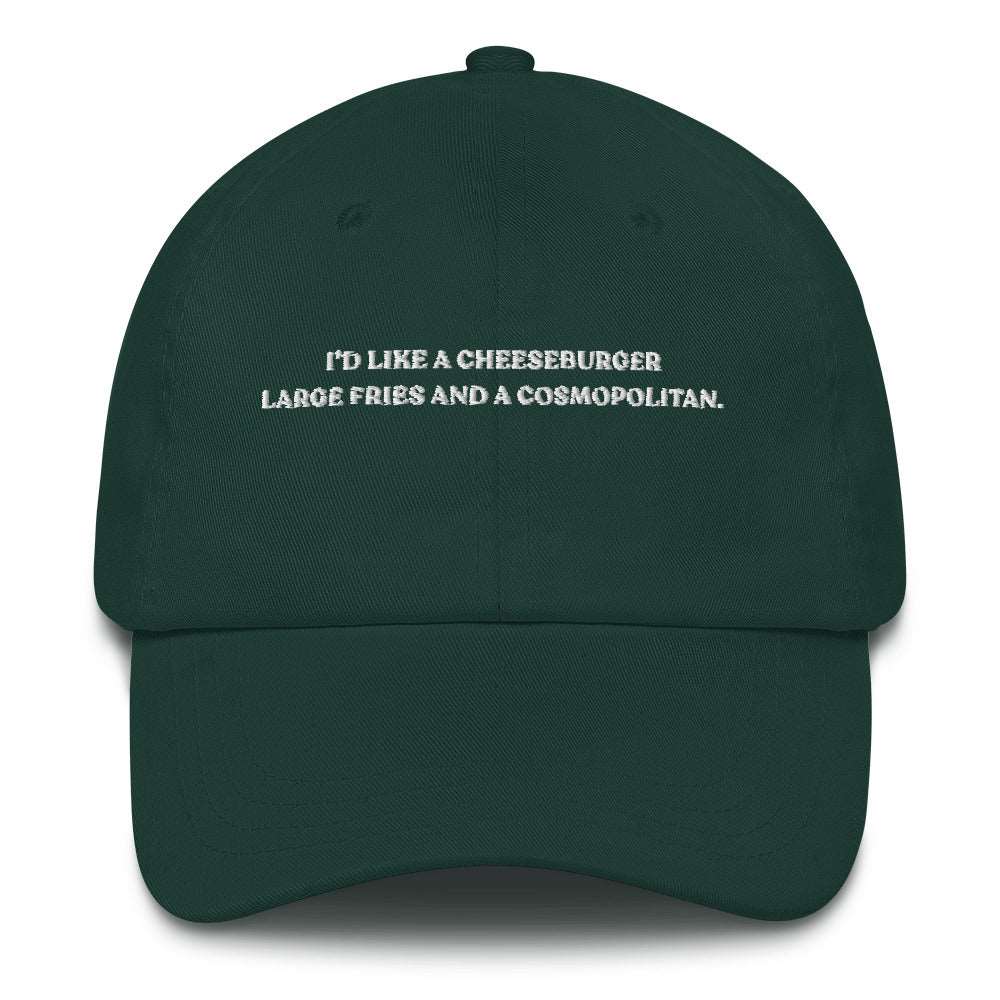 Cappellino dad hat Carrie con ricamo