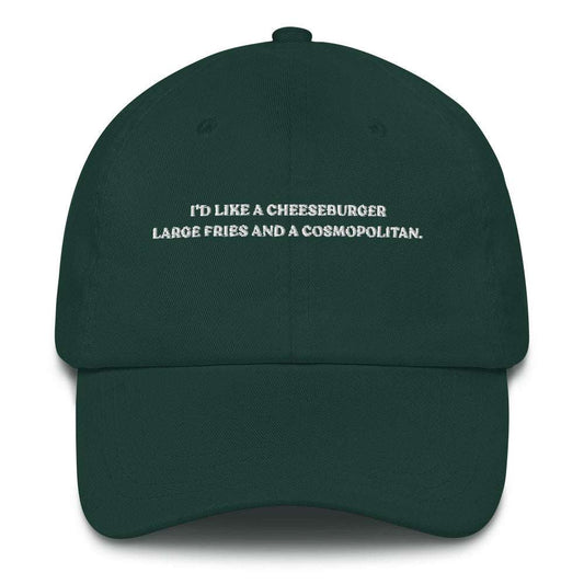 Cappellino dad hat Carrie con ricamo