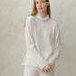 Dolcevita relaxed in lana merino extra fine in maglia 3D