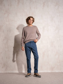 Pantaloni chino in cotone elasticizzato da uomo