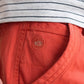 Bermuda in cotone biologico terracotta