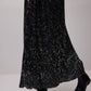 Gonna lunga jacquard lucida con vita elastica